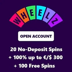 Wheelz no deposit bonus coupons